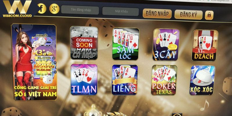 Tổng hợp các tiêu đề cá cược game bài W88